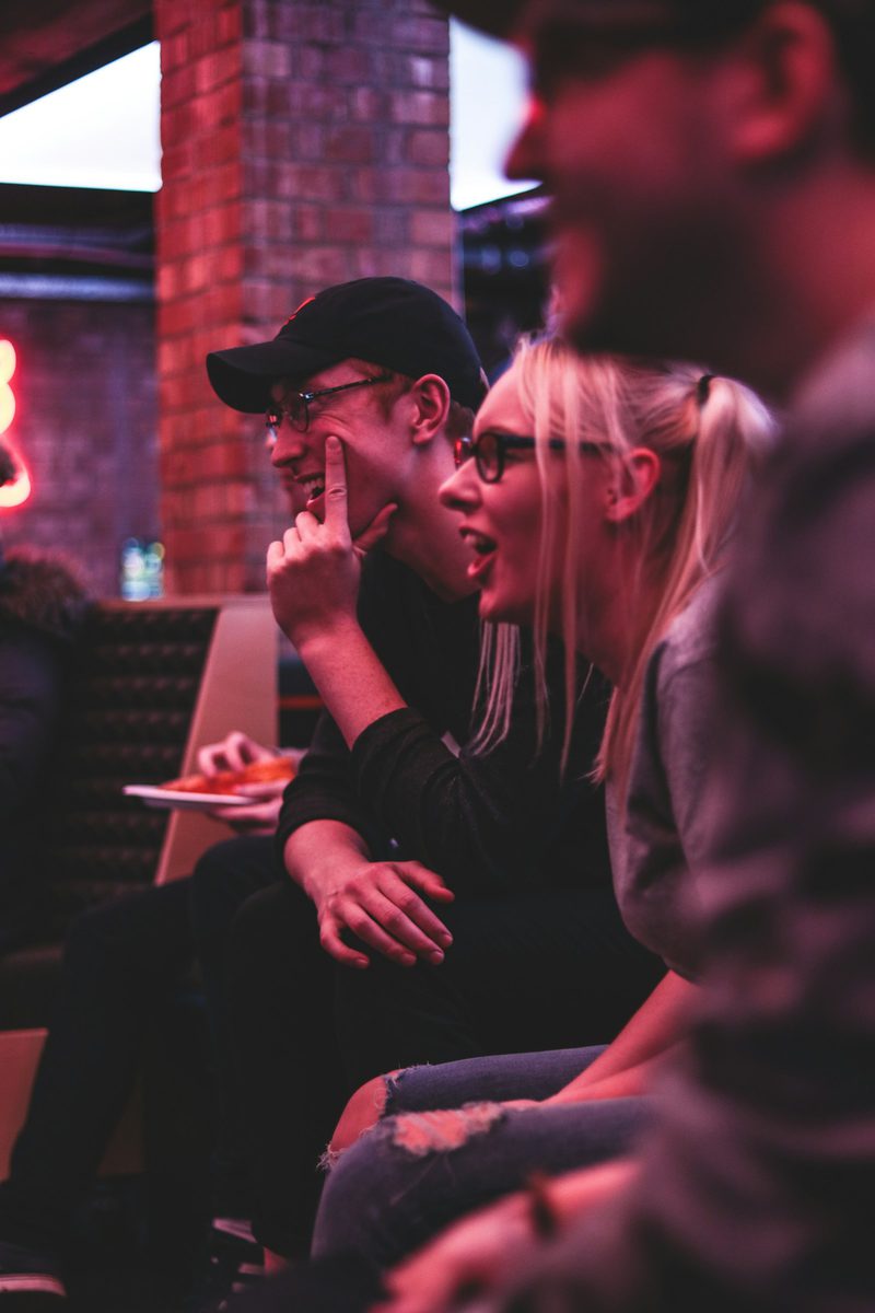 Comedy night, back row in Gastown